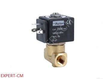 Соленоїдний клапан PARKER 24В 2х поз., 1/4", t -20 - 130dC